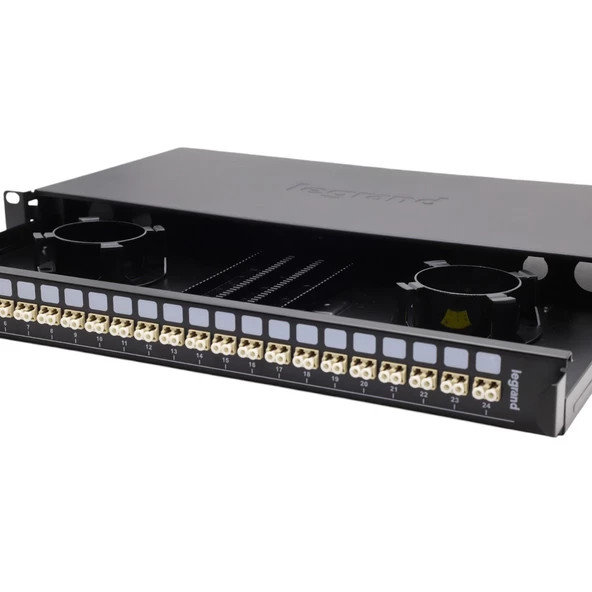 LEGRAND 032162 24 PORT DUBLEX LC FİBER OPTİK PATCH PANEL (24 ADET LC DUBLEX COUPLER-EK KASETİ) - 5