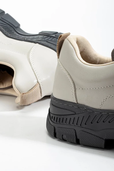 Peqas Gri Kadın Sneaker Günlük Ayakkabı - 3