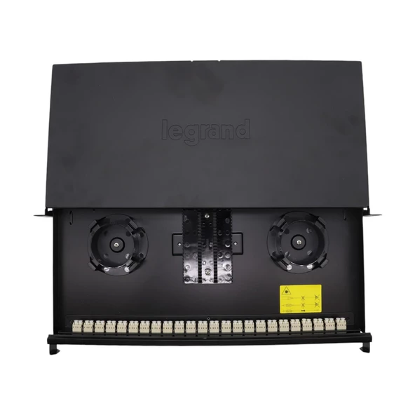 LEGRAND 032162 24 PORT DUBLEX LC FİBER OPTİK PATCH PANEL (24 ADET LC DUBLEX COUPLER-EK KASETİ) - 2