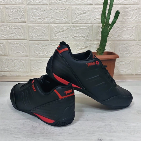 Jump 11743 Siyah İnce Tabanlı Fuspetli Spor Ayakkabı - 7