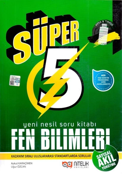 NİTELİK 5.SINIF YENİ NESİL SÜPER FEN BİLİMLERİ SORU KİTABI *YENİ*