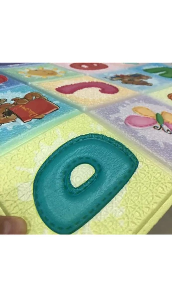 Renkli Duvarlar Çoçuk Odası Kreş Anaokulu Alfabe Model Yapışkanlı Duvar Paneli Kağıdı 1 Adet A Harfi 1 Adet D Harfi - Resim 4