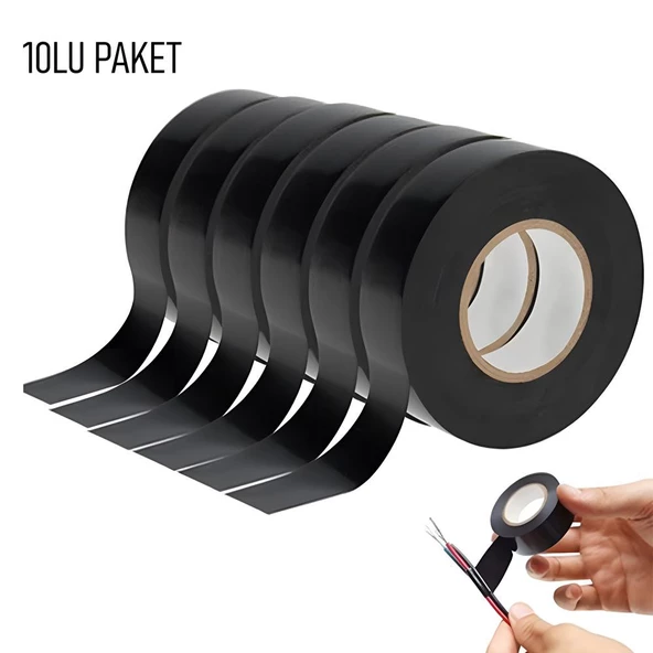 StarkTech STC-034 Kaliteli 9yx18mmx130mic Elektirk Bandı 10lu Paket - 4
