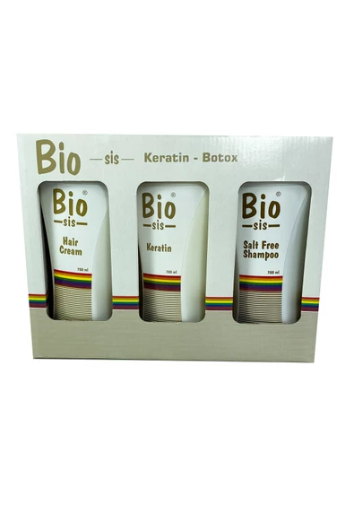 Brezilya Fönü 3'lü Kutulu Set Keratin + Saç Kremi + Tuzsuz Şampuan Düz ve Işıltılı Saçlar Botox - 2