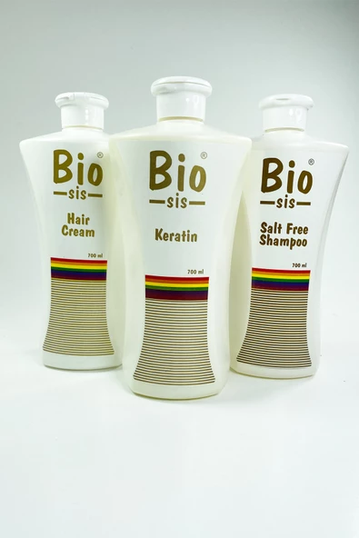 Brezilya Fönü 3'lü Kutulu Set Keratin + Saç Kremi + Tuzsuz Şampuan Düz ve Işıltılı Saçlar Botox - 3