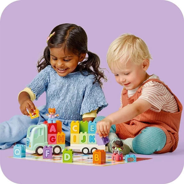 LEGO DUPLO Kasabası Alfabe Kamyonu Oyuncağı 10421  (36 Parça) - 5