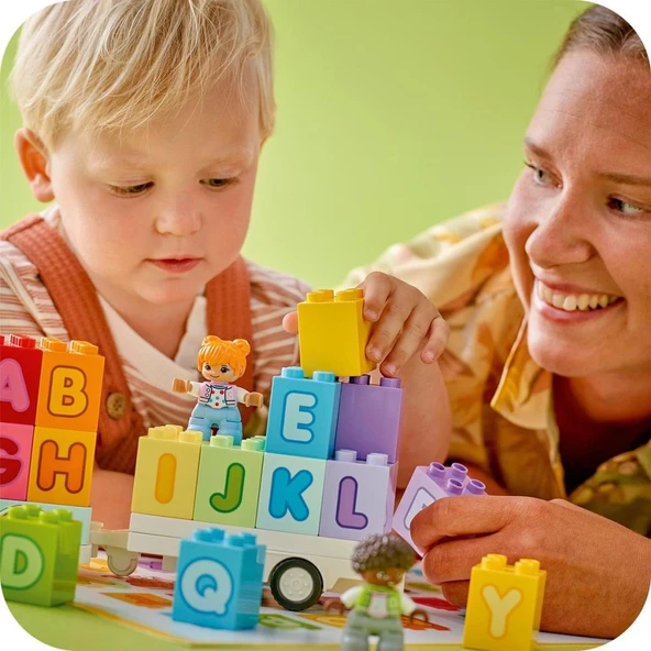 LEGO DUPLO Kasabası Alfabe Kamyonu Oyuncağı 10421  (36 Parça) - 4