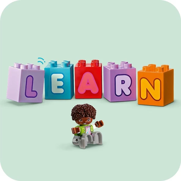 LEGO DUPLO Kasabası Alfabe Kamyonu Oyuncağı 10421  (36 Parça) - 3