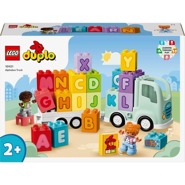 LEGO DUPLO Kasabası Alfabe Kamyonu Oyuncağı 10421  (36 Parça) - 9