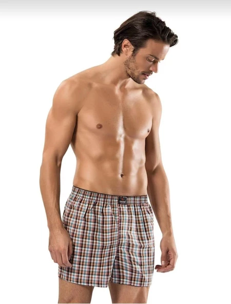 ERDEM 1440 ERKEK DESENLİ POPLİN BOXER 3 ADET - Resim 3