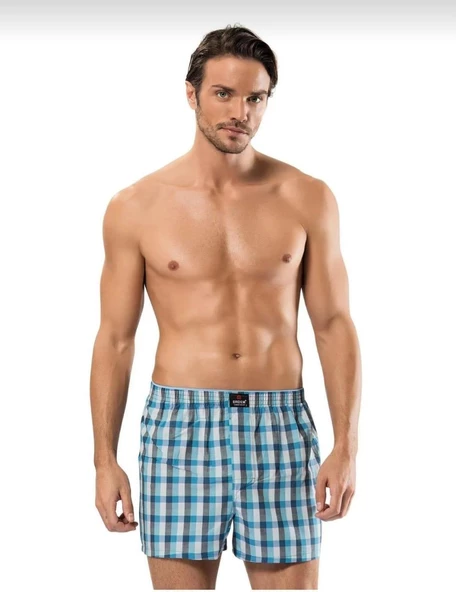 ERDEM 1440 ERKEK DESENLİ POPLİN BOXER 3 ADET - Resim 6