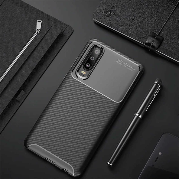 Huawei P30 Kılıf  Negro Silikon Kapak