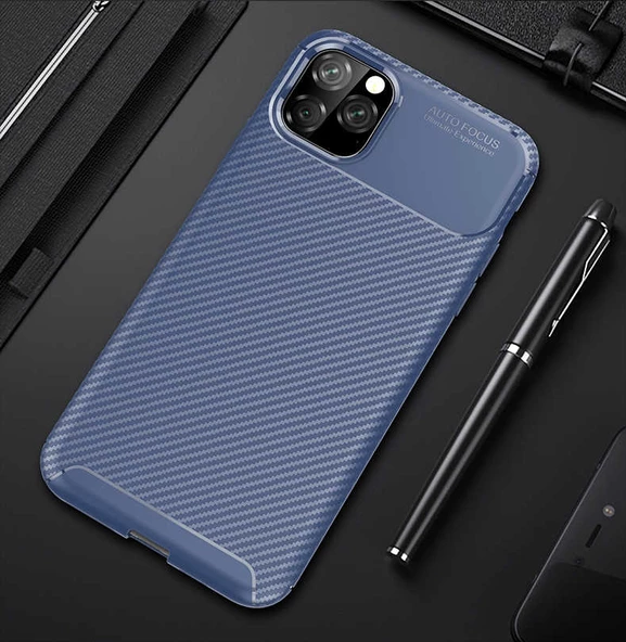 Apple iPhone 11 Pro Max Kılıf  Negro Silikon Kapak - 3