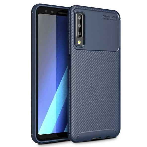 Galaxy A7 2018 Kılıf  Negro Silikon Kapak