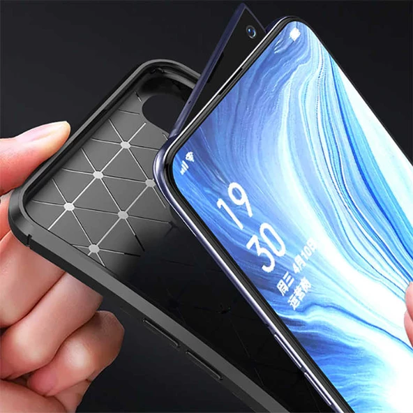 Oppo Reno Kılıf  Negro Silikon Kapak - 12