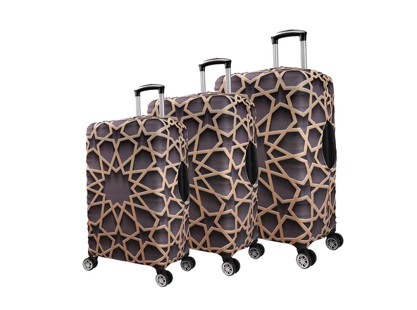 Bagacar Yıldız Büyük Orta Kabin Boy için 3 lü Valiz Kılıfı ürün görseli