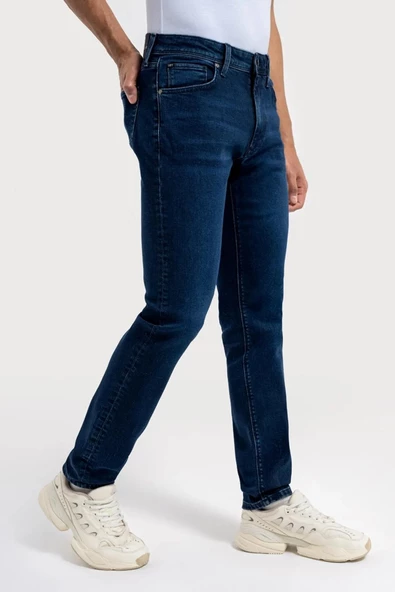 Loft Mılan Blue Black Wash Erkek Jean Pantolon LF2036370 - 4