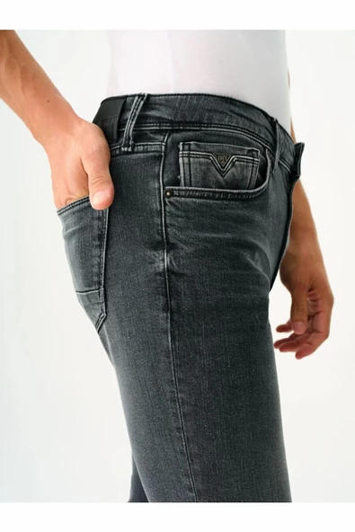 Loft Smoked Grey Wash Erkek Jean Pantolon LF2037012 - 6