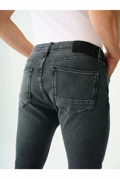 Loft Smoked Grey Wash Erkek Jean Pantolon LF2037012 - 5