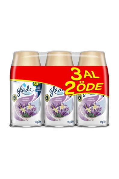 Glade Otomatik Sprey Lavanta Oda Kokusu Yedeği 3x269 ml