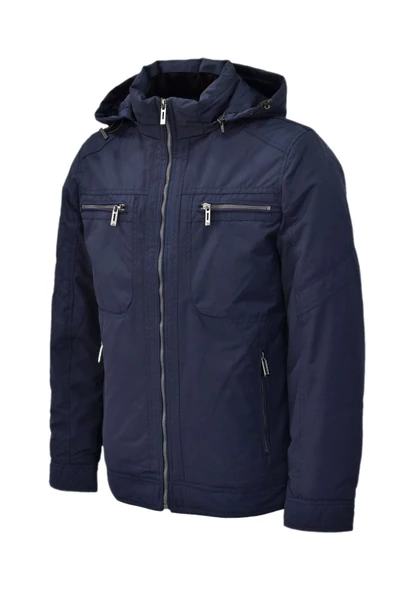 Erkek Kapüşonlu Spor Mont M3305 BGL-ST04004 - Resim 9