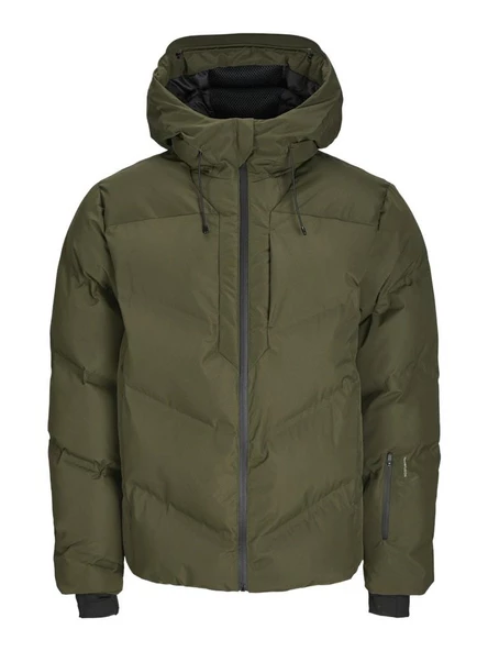 Jack Jones Slay Heat Qulted Puffer Erkek Mont 12260482