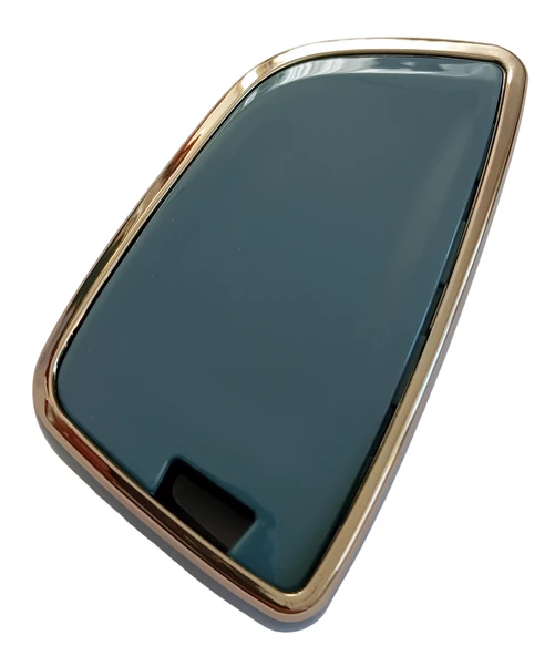 Bmw F G Serisi Fem Smart Anahtar Kumanda Kılıfı Oto Anahtarlık Gri Gold - Resim 3