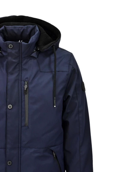 Erkek Kapüşonlu Spor Mont M3134 BGL-ST04005 - Resim 12