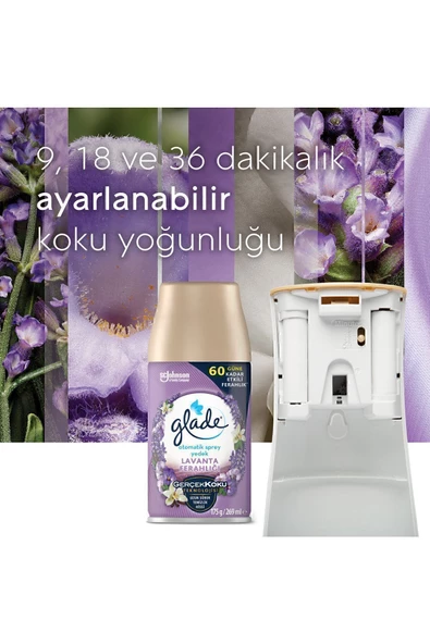Glade Oda Kokusu - Automatic Refil 2'li Lavanta 269 ml - 4