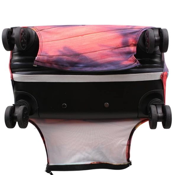 Bagacar Balkabağı Büyük Orta Kabin Boy için 3 lü Valiz Kılıfı - Resim 6