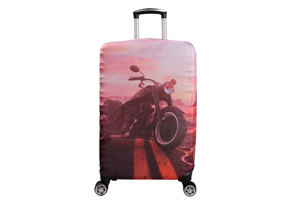 Bagacar Motor Büyük Orta Kabin Boy için 3 lü Valiz Kılıfı - 2