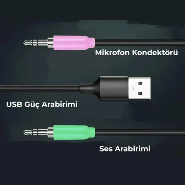 Lecoo DS111 Kablolu (USB + 3.5mm Jack Girişli) 6W Soundbar Taşınabilir Stereo Hoparlör Siyah - Resim 4