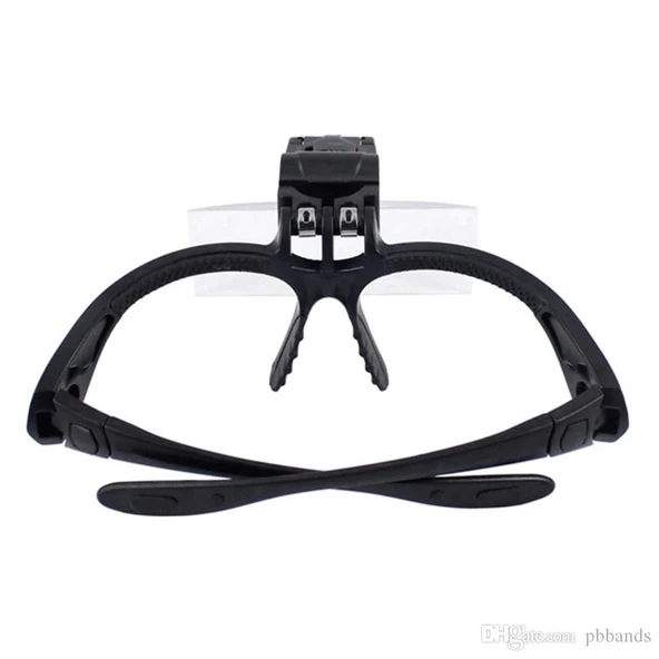 Işıklı Gözlük Büyüteç 5 Farklı Lens 9892b - 6