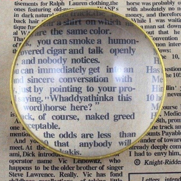 Harita Ve Yazı Çalışmalar Için En Uygun Büyüteç 75mm10x8015 - 4