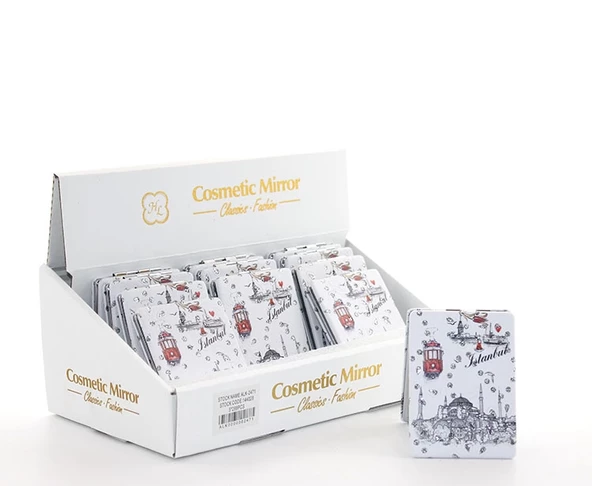 Taşlı İstanbul Tasarımı El Aynası İnce Alk2471a ürün görseli 1