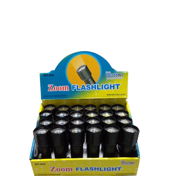 Küçük Güçlü Zoomlu El Feneri  Wt-094 - 4