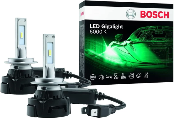 Bosch Gigalight H7 12v 30w Led Xenon 6000k Beyaz Işık Canbus