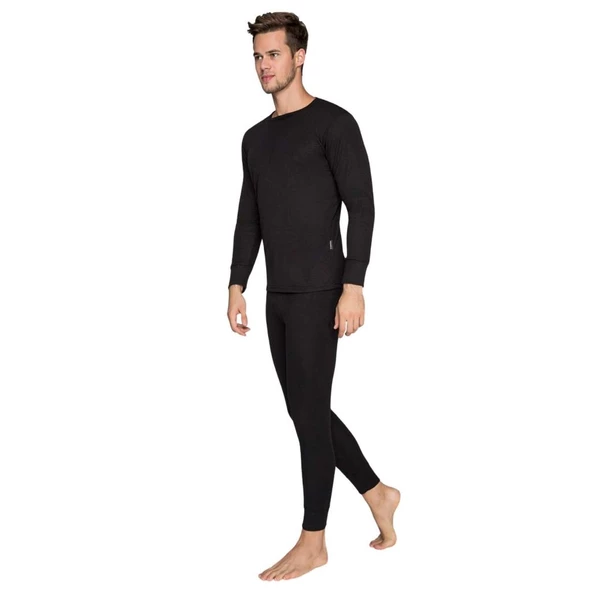 Yetişkin Termal İçlik - Thermoform - Heavy - Unisex - Siyah - 2