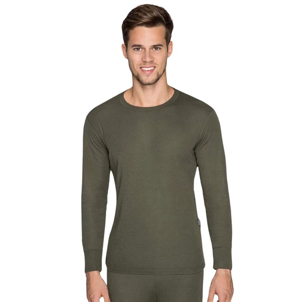 Yetişkin Termal İçlik - Thermoform - Heavy - Unisex - Haki - 3
