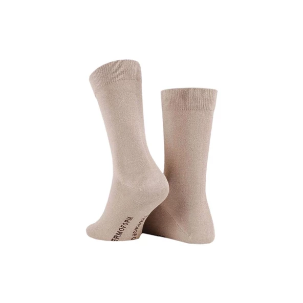 Bambu Çorap - Thermoform - Bej - 2