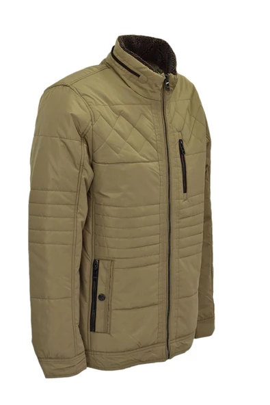Erkek Yaka Kürklü Spor Mont M3300 BGL-ST04009 - 3