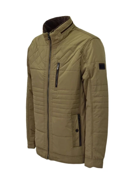 Erkek Yaka Kürklü Spor Mont M3300 BGL-ST04009 - 4