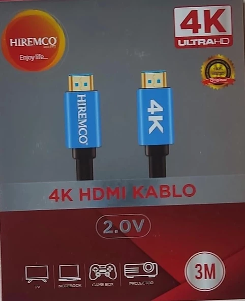 HIREMCO HDMI Kablo 3mt 4K 2.0V Ultra HD (Kaliteli Playstation HDM Kablo) - 4