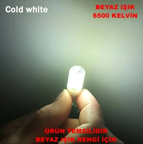 HOROZ Micro-2 220v 1.5w G4 İğne Ayak Led Kapsül Ampül 6400K Beyaz - 3