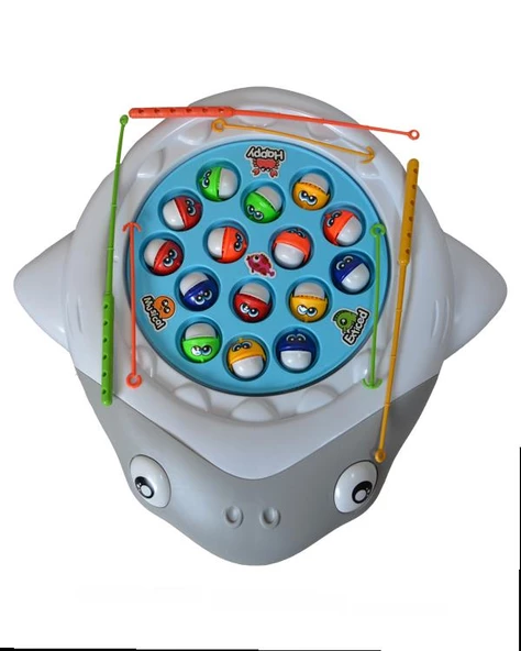Ctoys Neşeli Balıklar Sesli ve Hareketli Balık Tutma Oyunu 9989 - 2