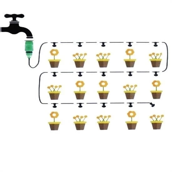 10 Metre Kendin Yap Balkon Veranda Çardak Kamelya Sulama Serinletme Ve Nemlendirme Sistemi - 5