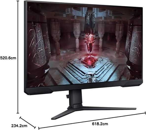 Samsung Odyssey G5 LS27CG510EUXUF 27" 1 ms 2K Pivot 165 Hz Oyuncu Monitörü - Teşhir - Resim 3