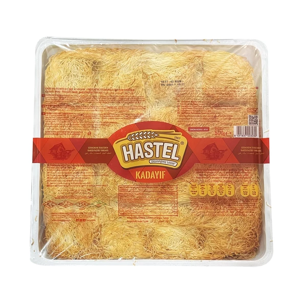 Hastel Kare Tepsi Kadayıf 500 Gr x 2 Adet - 3