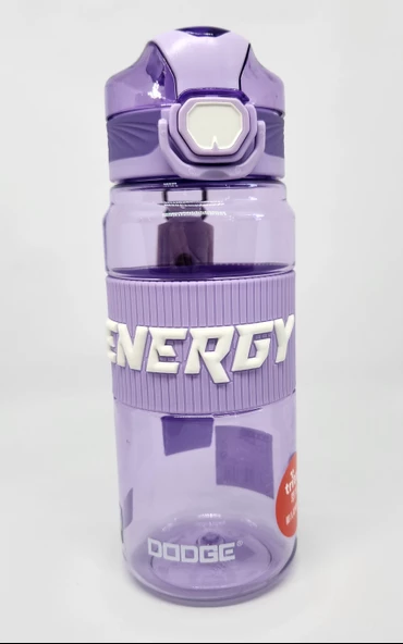 Shotay DL-24635 700ML Pipetli-Pipetsiz Tritan Mor Şeffaf Matara Taşıma Aparatlı - 4