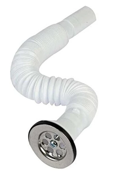 Paslanmaz, Körüklü Lavabo Sifonu- Lavabo Gideri - Resim 2